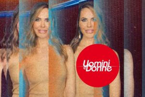Ilary Blasi e logo Uomini e Donne